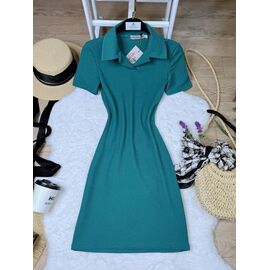 Фотография Платье летнее женское 2457 green р.40-44 "BONJOUR" недорого оптом от прямого поставщика