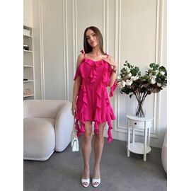 Жіночий комбінезон літній 3126 pink р.42-48 "BONJOUR" недорого оптом від прямого постачальника