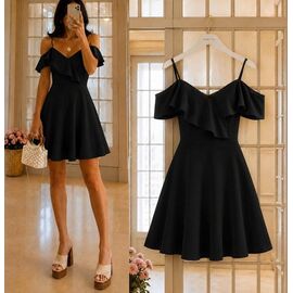 Фотография Платье летнее женское 3132 black р.42-46 "BONJOUR" недорого оптом от прямого поставщика