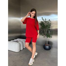 Фотография Костюм женский 4274 red р.42-48 "BONJOUR" недорого оптом от прямого поставщика