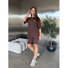Фотография Костюм женский 4275 brown р.42-48 "BONJOUR" недорого оптом от прямого поставщика