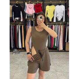 Фотография Костюм женский 4283 brown р.42-48 "BONJOUR" недорого оптом от прямого поставщика
