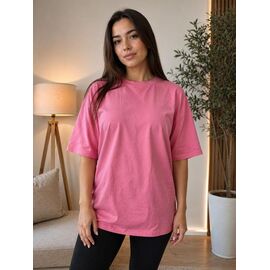 Фотография Футболка женская 7427 pink р.42-50 "BONJOUR" недорого оптом от прямого поставщика