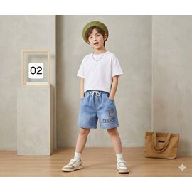 Дитячі шорти на хлопчика 02 l.blue р.6-10 "Фунтик" недорого оптом від прямого постачальника
