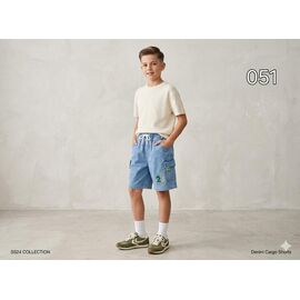 Дитячі шорти на хлопчика 051 l.blue р.8-12 "Фунтик" недорого оптом від прямого постачальника