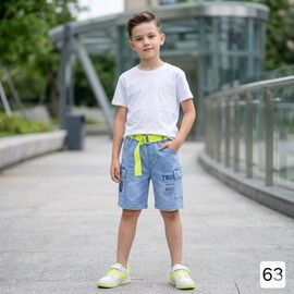 Дитячі шорти на хлопчика 053 l.blue р.8-12 "Фунтик" недорого оптом від прямого постачальника