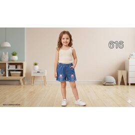 Дитячі шорти на дівчинку 616 blue р.1-5 "Фунтик" недорого оптом від прямого постачальника