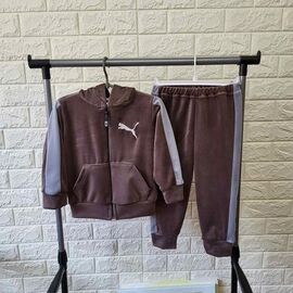 Костюм дитячий спортивний на дівчинку PR952 brown р.98-110 "Proschenko" недорого оптом від прямого постачальника