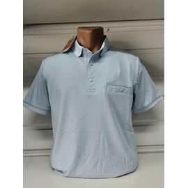 Фотография Футболка мужская 1921 l.blue р.4XL-7XL "RING" недорого оптом от прямого поставщика