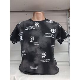 Фотография Футболка мужская 1932 black р.S-2XL "RING" недорого оптом от прямого поставщика