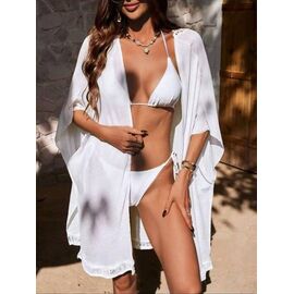 Фотография Комплект женский 1-290 white р.one size "DFK" недорого оптом от прямого поставщика