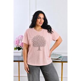 футболка жіноча 26102 beige р.M-XL "Elena&Vika" недорого оптом від прямого постачальника