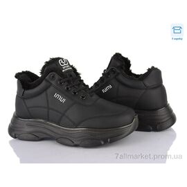 Фотография Кроссовки женские модные зима 2015 black (6 пар р.37-41) "YUEMINGZHU" недорого оптом от прямого поставщика