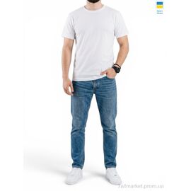Футболка чоловіча Літо 080 батал білий (4 шт. р.сітка3XL-6XL) "Sport style" недорого оптом від прямого постачальника