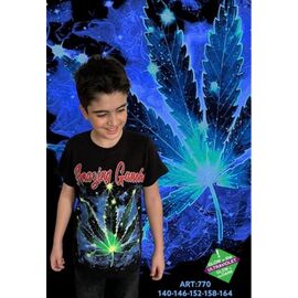 Фотография Футболка детская на мальчика 770 black р.10-14 "MMZ" недорого оптом от прямого поставщика