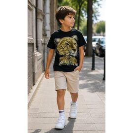 Фотография Футболка детская на мальчика M1764 black р.10-14 "MMZ" недорого оптом от прямого поставщика