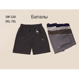 Фотография Шорты мужские 320 l.grey р.3XL-7XL "ZERO" недорого оптом от прямого поставщика