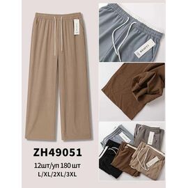 Фотография Штаны спортивные женские 49051 mix р.L-3XL "ZERO" недорого оптом от прямого поставщика