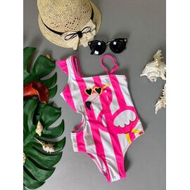 Дитячий купальник на дівчинку 1951 pink р.28-36 "DFK" недорого оптом від прямого постачальника