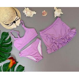 Комплект дитячий на дівчинку 2035-1 lilac р.30-38 "DFK" недорого оптом від прямого постачальника