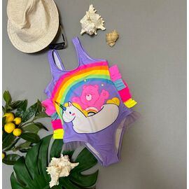 Дитячий купальник на дівчинку 568 lilac р.28-36 "DFK" недорого оптом від прямого постачальника