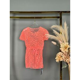 Туніка дитяча на дівчинку 8866 coral р.M-XL "DFK" недорого оптом від прямого постачальника