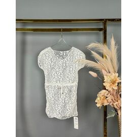 Туніка дитяча на дівчинку 8866 white р.M-XL "DFK" недорого оптом від прямого постачальника