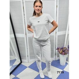 Фотография Футболка женская 7119 l.grey р.42-48 "LOOK" недорого оптом от прямого поставщика