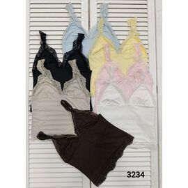 Фотография Майка женская 3224 beige р.40-42 "LOOK" недорого оптом от прямого поставщика