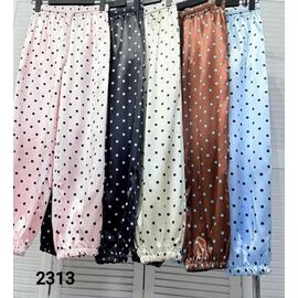 Фотография Штаны женские летние 2313 brown р.42-50 "LOOK" недорого оптом от прямого поставщика