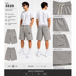 Фотография Шорты мужские 3520 grey р.48-54 "LOOK" недорого оптом от прямого поставщика