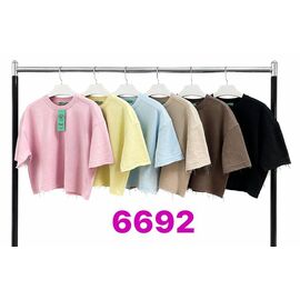 Фотография Футболка женская 6692 black р.44-50 "LOOK" недорого оптом от прямого поставщика