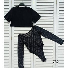 Фотография Комплект женский 732 black р.42-46 "LOOK" недорого оптом от прямого поставщика