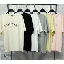 Фотография Футболка женская 7322 peach р.one size "LOOK" недорого оптом от прямого поставщика