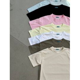 Фотография Футболка женская 7512 khaki р.44-50 "LOOK" недорого оптом от прямого поставщика