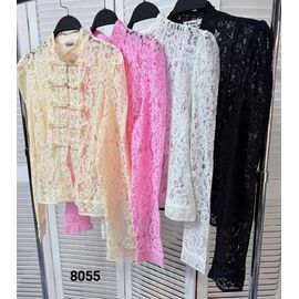 Фотография Блузка женская летняя 8055 pink р.42-48 "LOOK" недорого оптом от прямого поставщика