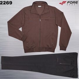 Костюм спортивний чоловічий AZ721-2269 brown р.54-62 "REMAIN" недорого оптом від прямого постачальника