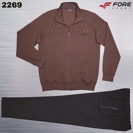 Костюм спортивний чоловічий AZ723-2269 brown р.54-62 "REMAIN" недорого оптом від прямого постачальника