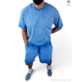 Спортивний костюм чоловічий Літо 802-2302 електрик (5 шт. р.сіткаS-2XL) "Alisa Brand" недорого оптом від прямого постачальника