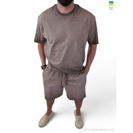 Спортивний костюм чоловічий Літо 802-2302 мокко (5 шт. р.сіткаS-2XL) "Alisa Brand" недорого оптом від прямого постачальника