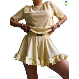 Фотография Женский костюм Лето 809 жовтий (2 шт. р.сетка 42-48) "Alisa Brand" недорого оптом от прямого поставщика