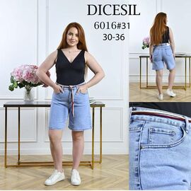 Фотография Шорты женские 6016 l.blue р.30-36 "Leen" недорого оптом от прямого поставщика