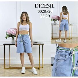 Фотография Шорты женские 6029 l.blue р.25-29 "Leen" недорого оптом от прямого поставщика