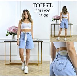 Фотография Шорты женские 6011 l.blue р.25-29 "Leen" недорого оптом от прямого поставщика