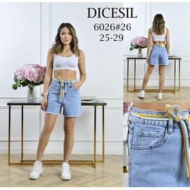 Фотография Шорты женские 6026 l.blue р.25-29 "Leen" недорого оптом от прямого поставщика