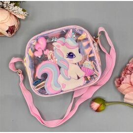 Дитяча сумка на дівчинку 24-492 pink р.15-15-5 "Luna-bag" недорого оптом від прямого постачальника