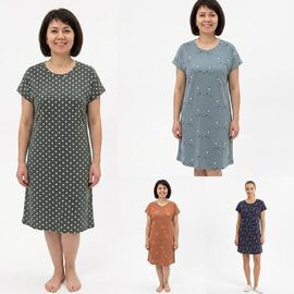 Фотография Ночнушка женская 5440 l.grey р.58-66 "Samo" недорого оптом от прямого поставщика