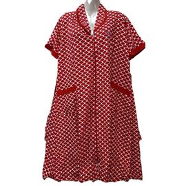 Фотография Халат женский 550-2789 red р.6XL-8XL "Cotpark" недорого оптом от прямого поставщика
