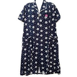 Фотография Халат женский 514-1313 navy р.6XL-8XL "Cotpark" недорого оптом от прямого поставщика