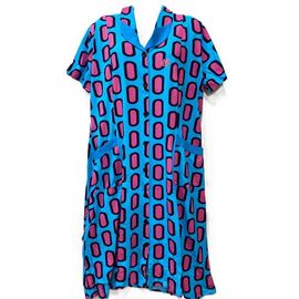 Фотография Халат женский 505-3989 l.blue р.6XL-8XL "Cotpark" недорого оптом от прямого поставщика